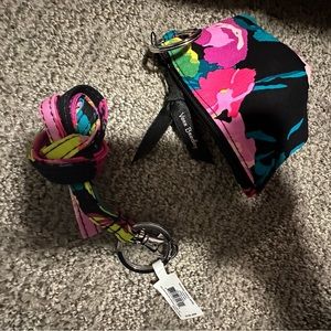 Vera Bradley zip ID & lanyard
